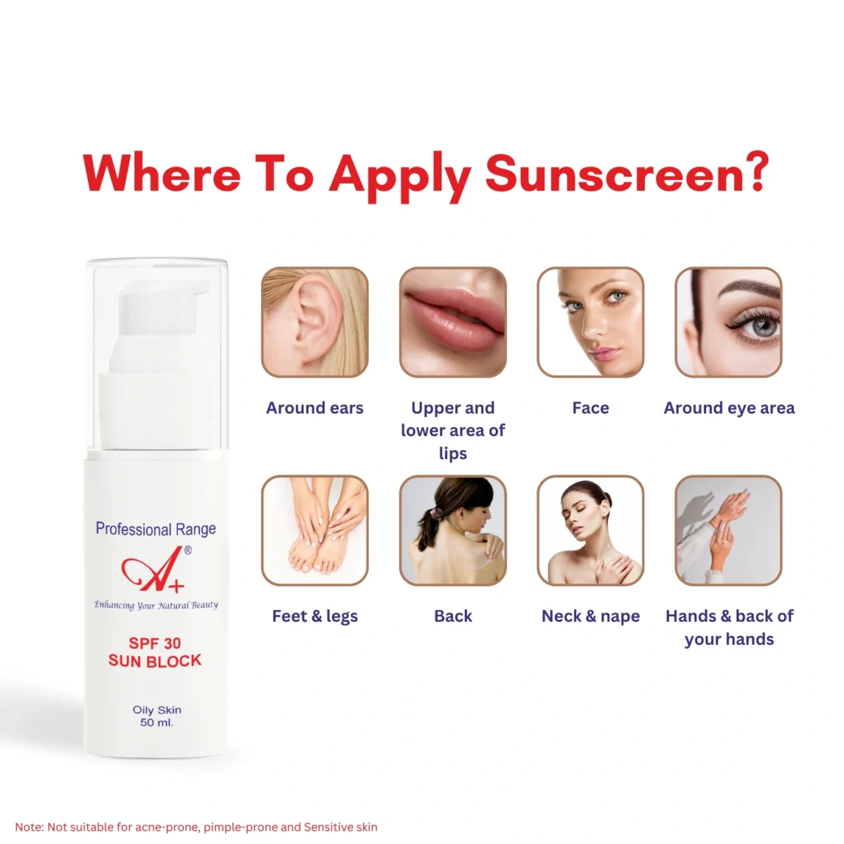A+ SPF 30 Sunblock – Broad Spectrum Protection for Healthy Skin