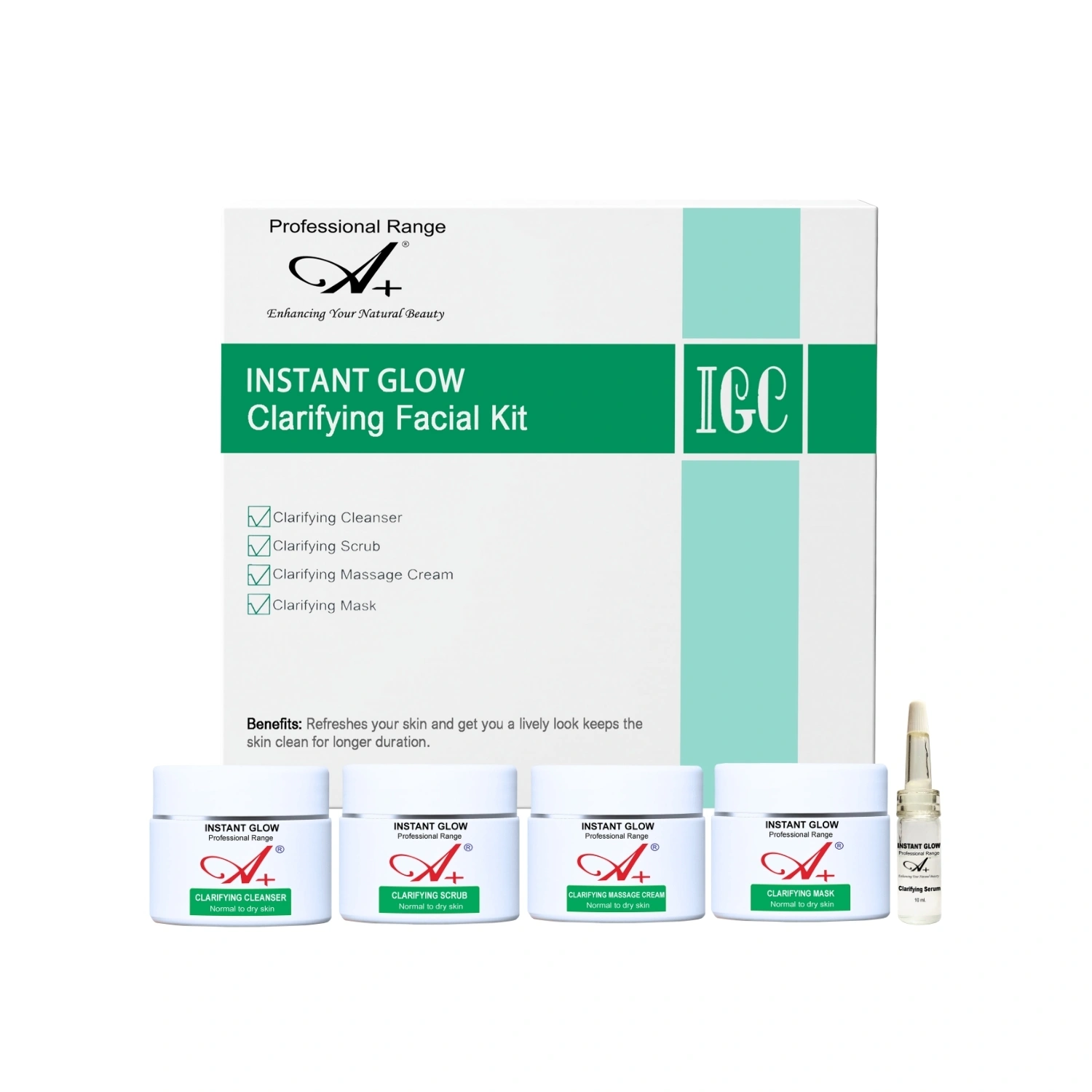 2 A+ Instant Glow Clarifying Facial Kit - Image 1