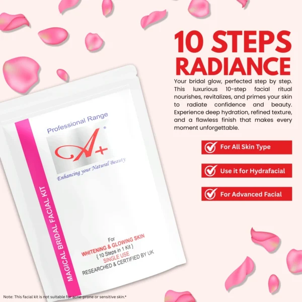 A+ Magical Bridal Facial Kit (10 Steps in 1 Kit)
