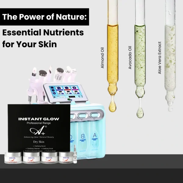 A+ Instant Glow Facial Kit For Dry Skin (400gm+10 ml)