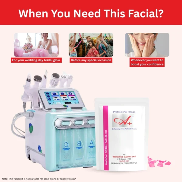A+ Magical Bridal Facial Kit (10 Steps in 1 Kit)