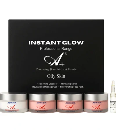 instant glow facial kit, instant glow facial, oily skin facial, facial kit or oily skin, 5 steps for oily skin, best facial kit for oily skin, best instant glow facial kit