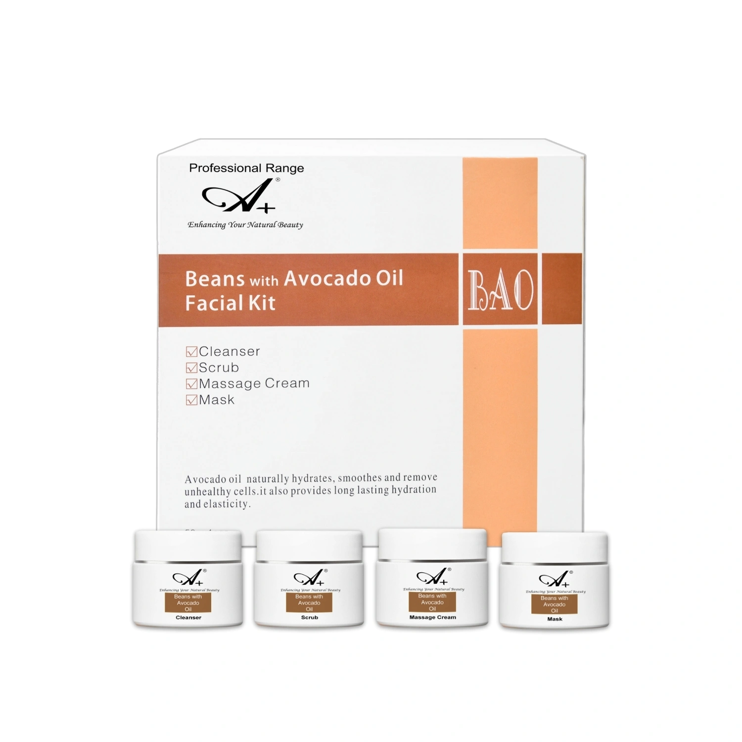 facial kit for uneven skin tone, facial kit, facial kit for skin brightening, facial kit for monkey patches, 4 steps facial kit, A+ facial kit, facial for for dry skin