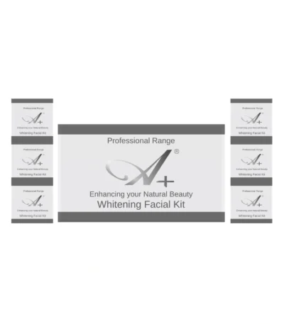 A+ facial kit, whitening monodose facial kit, skin whitening facial kit, 6 steps facial kit, dry skin facial