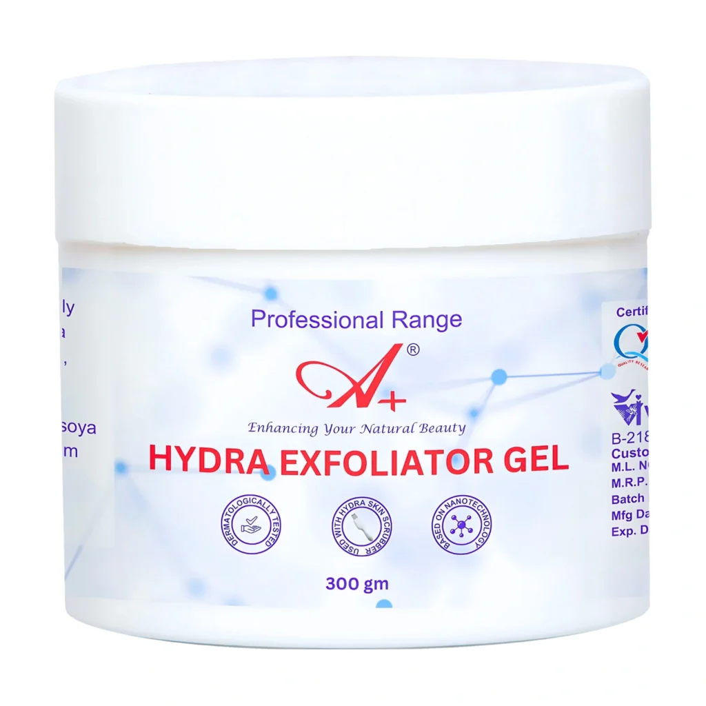 hydra exfoliator gel, hydra scrubbing gel, hydra machine face scrubber, exfoliator gel, exfoliator gel for clinic, exfoliator gel for salon professionals, scrubber for hydra machine use