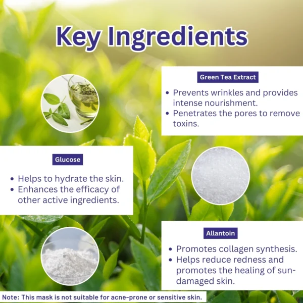 A+ 2050 Green Tea Soothing Gel Mask