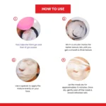 A+ 2040 Caviar Soothing Gel Mask (6Powder + 6 Gel) - Image 6