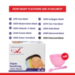 A+ 3010 Charcoal Soothing Gel Mask (6Powder + 6 Gel) - Image 7