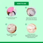 gel face mask how to use