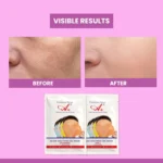 after using gel face mask crystal clear radiant skin