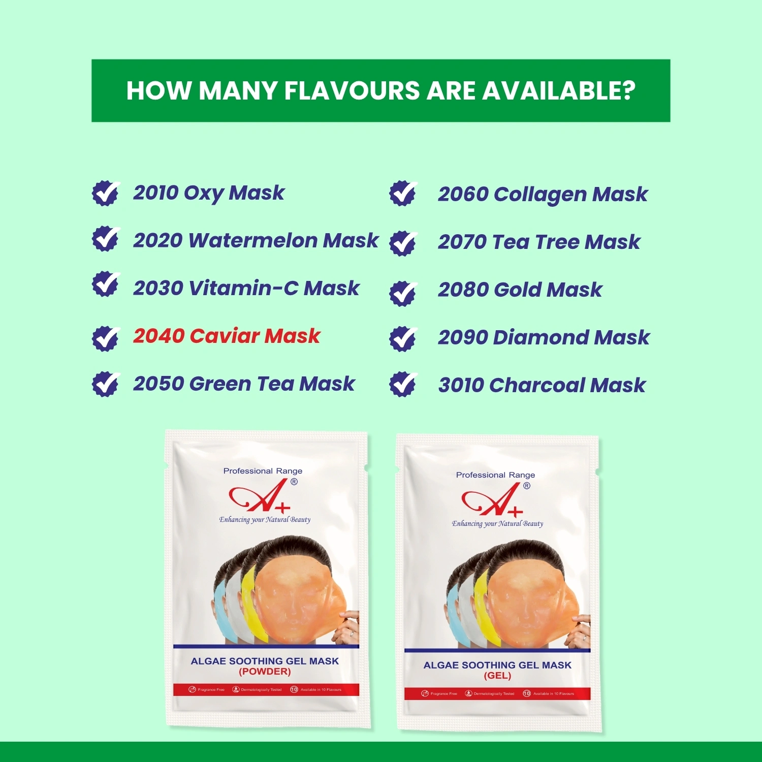 soothing gel face mask