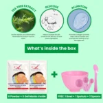 A+ 2070 Tea Tree Soothing Gel Mask (6 Powder + 6 Gel) - Image 6