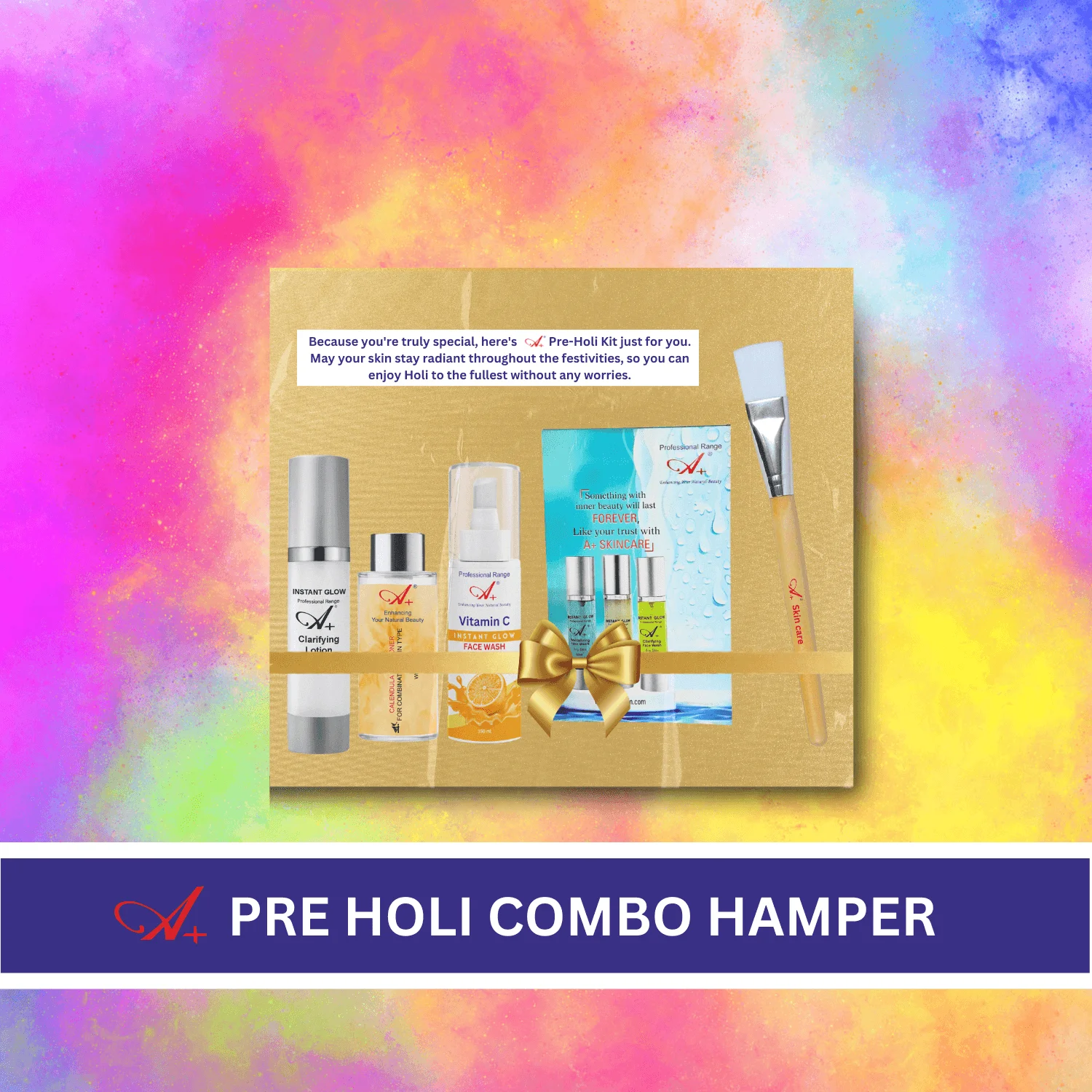Holi skincare for men Holi Skincare for women A+ holi combo A+ holi combo for men & women