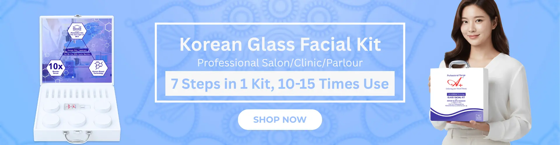 a+ professional range Korean Glass Facial Kit