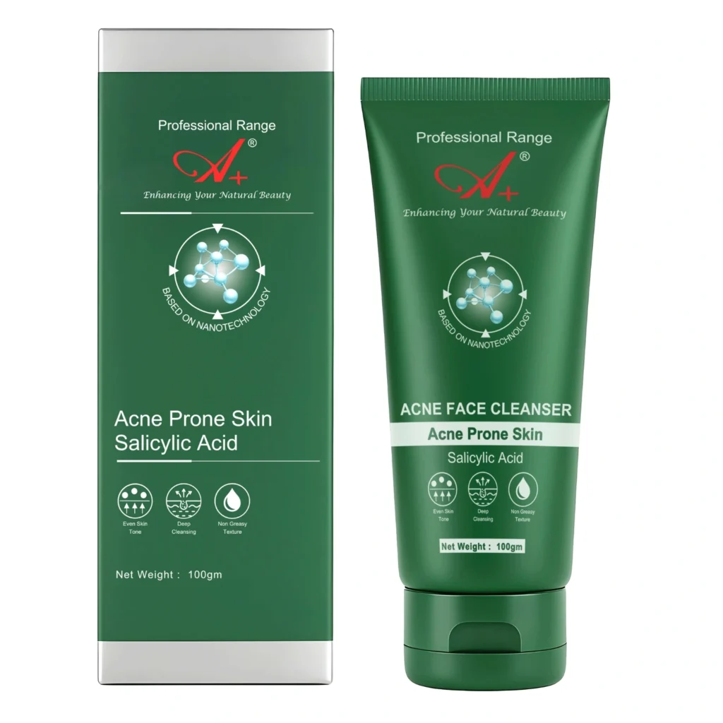 acne cleanser, acne facewash, facewash for men, face cleanser for women, salicylic acid facewash, niacinamide facewash, A+ facewash