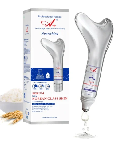 A+ face serum, korean face serum, gua sha face serum, face serum with gua sha skin uplifter, korean serum for oily skin, korean glass skin serum, korean serum for women, face serum