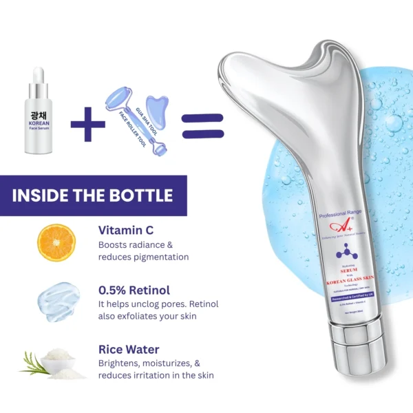 A+ Hydrating Korean Glass Serum  (Normal & Dry Skin) – 30ml
