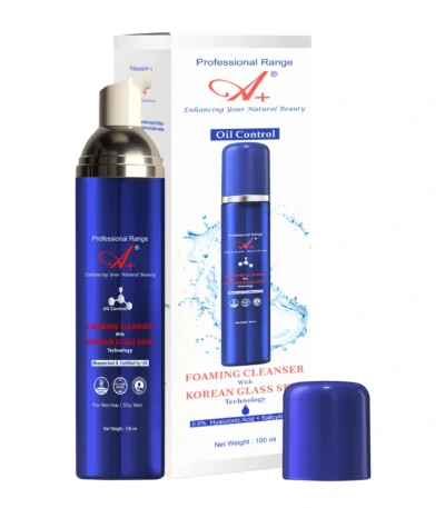 A+ korean facewash, oil control foaming cleanser, face cleanser, korean glass skin facewash, facewash for oily skin, korean glass technology cleanser, korean glass face serum, best korean facewash