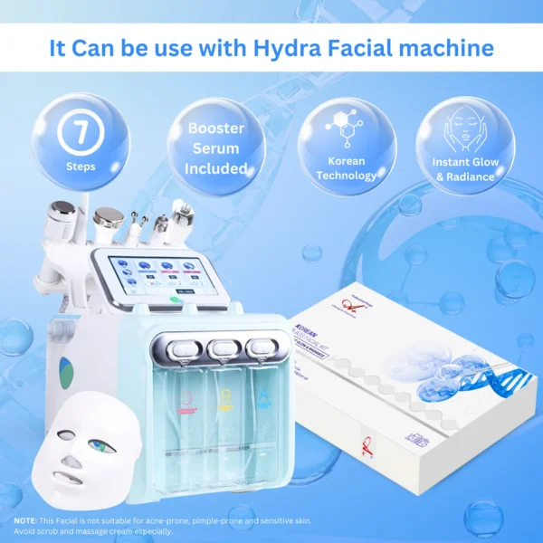 A+ Korean Glass Monodose Facial Kit | Single Use, 7 Steps - 145 gm