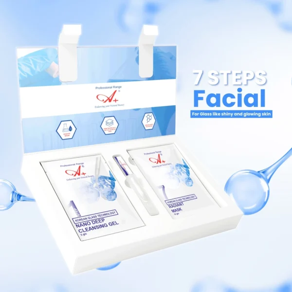 A+ Korean Glass Monodose Facial Kit | Single Use, 7 Steps - 145 gm
