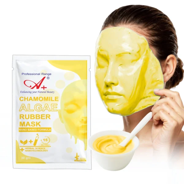 A+ Chamomile Algae Rubber Mask also know as Vitamin C Peel-off Mask / Mould Mask / Goji Mask - 30 gm