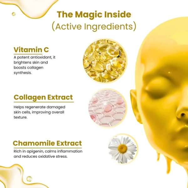 A+ Chamomile Algae Rubber Mask also know as Vitamin C Peel-off Mask / Mould Mask / Goji Mask - 30 gm