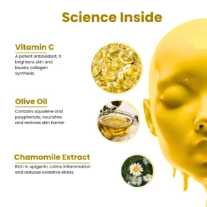 chamomile algae rubber mask