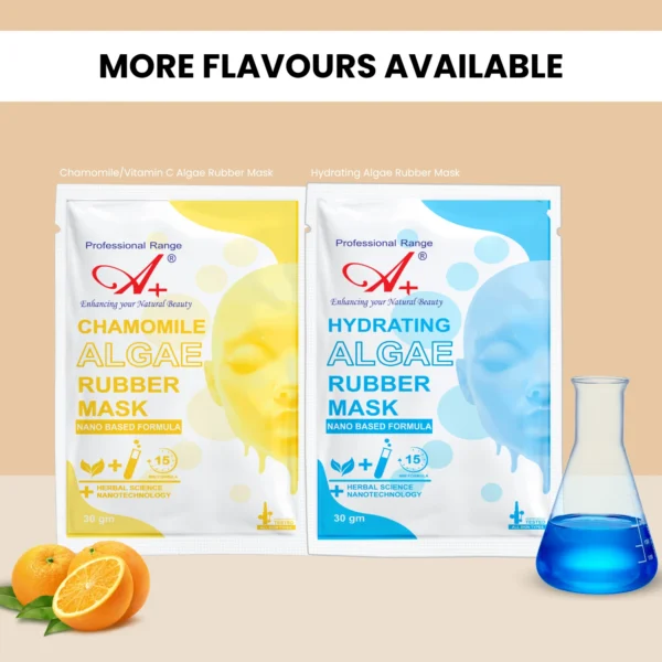A+ Chamomile Algae Rubber Mask also know as Vitamin C Peel-off Mask / Mould Mask / Goji Mask - 30 gm