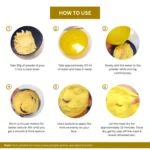 powder mould mask for glowing skin