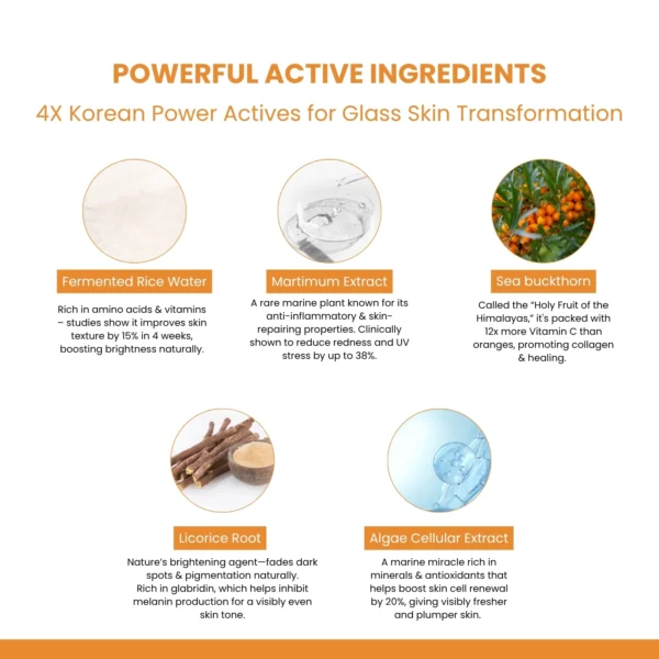 A+ Vitamin C Korean Facial Monodose Kit,10-Steps, 198gm