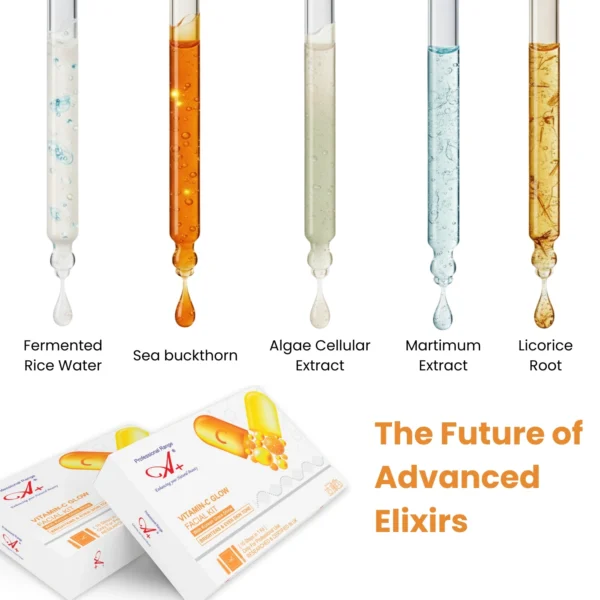 A+ Vitamin C Korean Facial Monodose Kit,10-Steps, 198gm