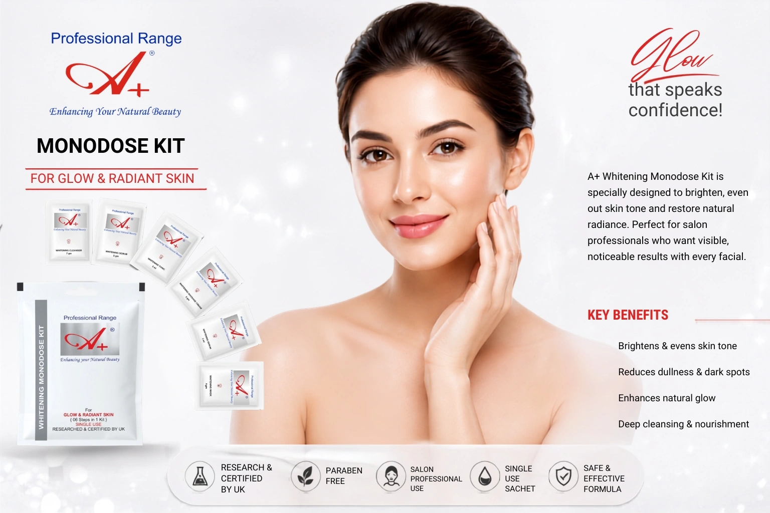 Whitening Monodose Facial Kit