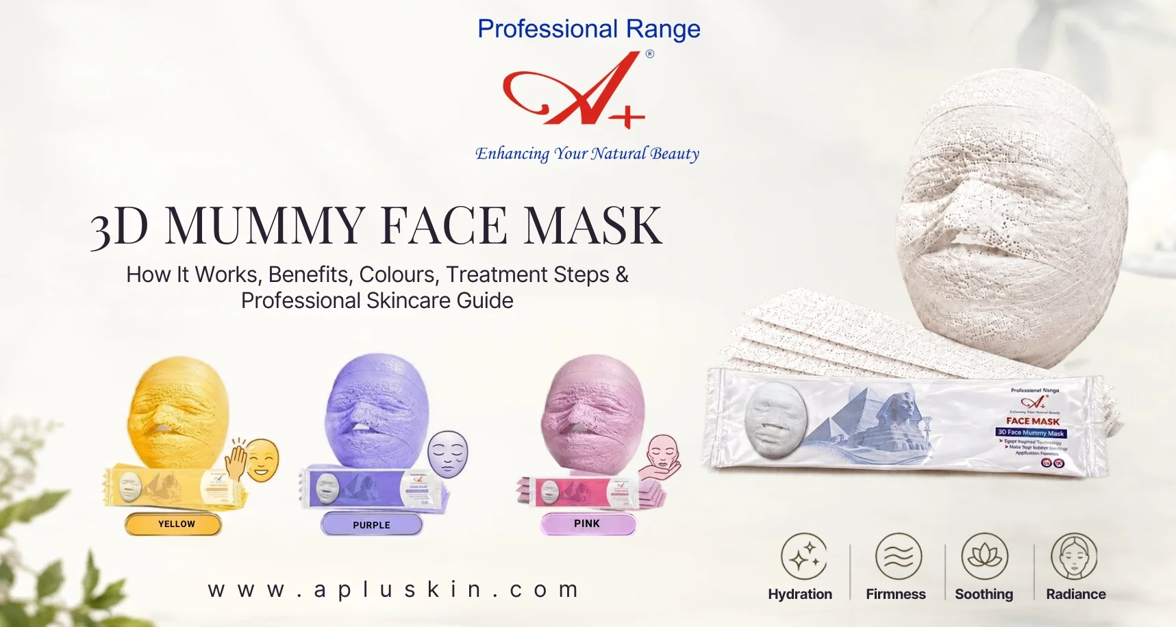 3D Mummy Face Mask