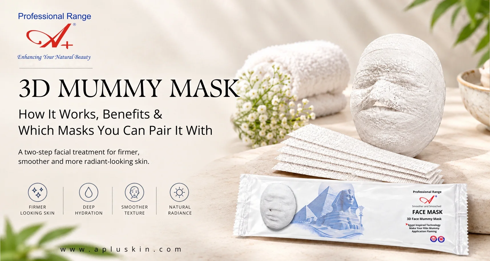 3D Mummy Face Mask