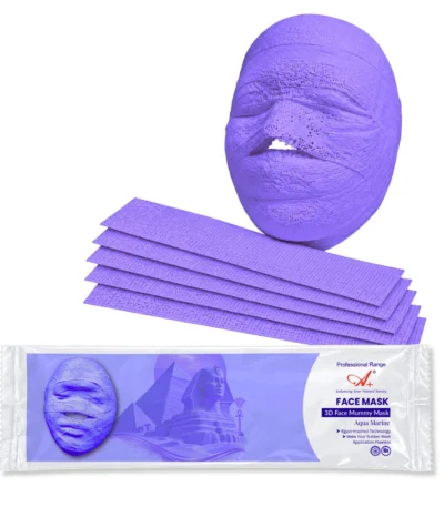 purple a+ 3d mummy face mask