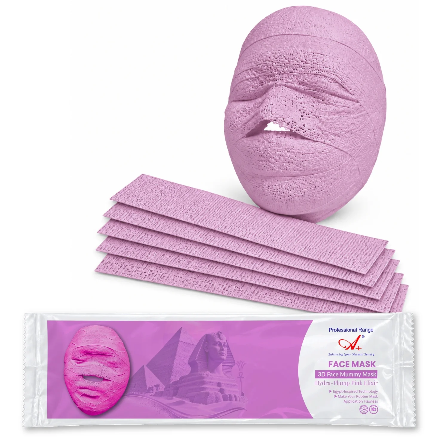 A+ Advanced 3D Mummy Mask (Pink)