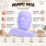 A+ Advanced 3D Mummy face Mask (Purple) - Image 2