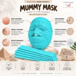 A+ Advanced 3D Mummy Face Mask (blue) - Image 2