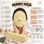 A+ Advance 3D Mummy Face Mask (Yellow) - Image 3