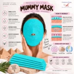 A+ Advanced 3D Mummy Face Mask (blue) - Image 3