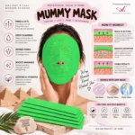 A+ Advanced 3D Mummy Face Mask (Green) - Image 3