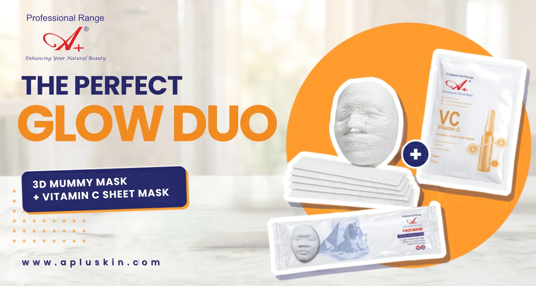 3D Mummy Mask with Vitamin C Sheet Mask