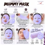 A+ Advanced 3D Mummy face Mask (Purple) - Image 4