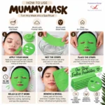 A+ Advanced 3D Mummy Face Mask (Green) - Image 4